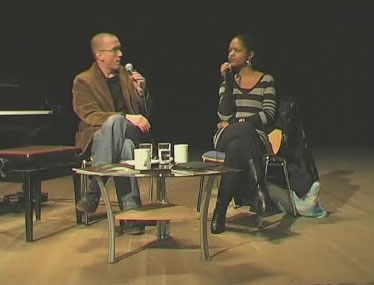 Matthias Horndach und Natasha Kelly im Gespr&auml;ch